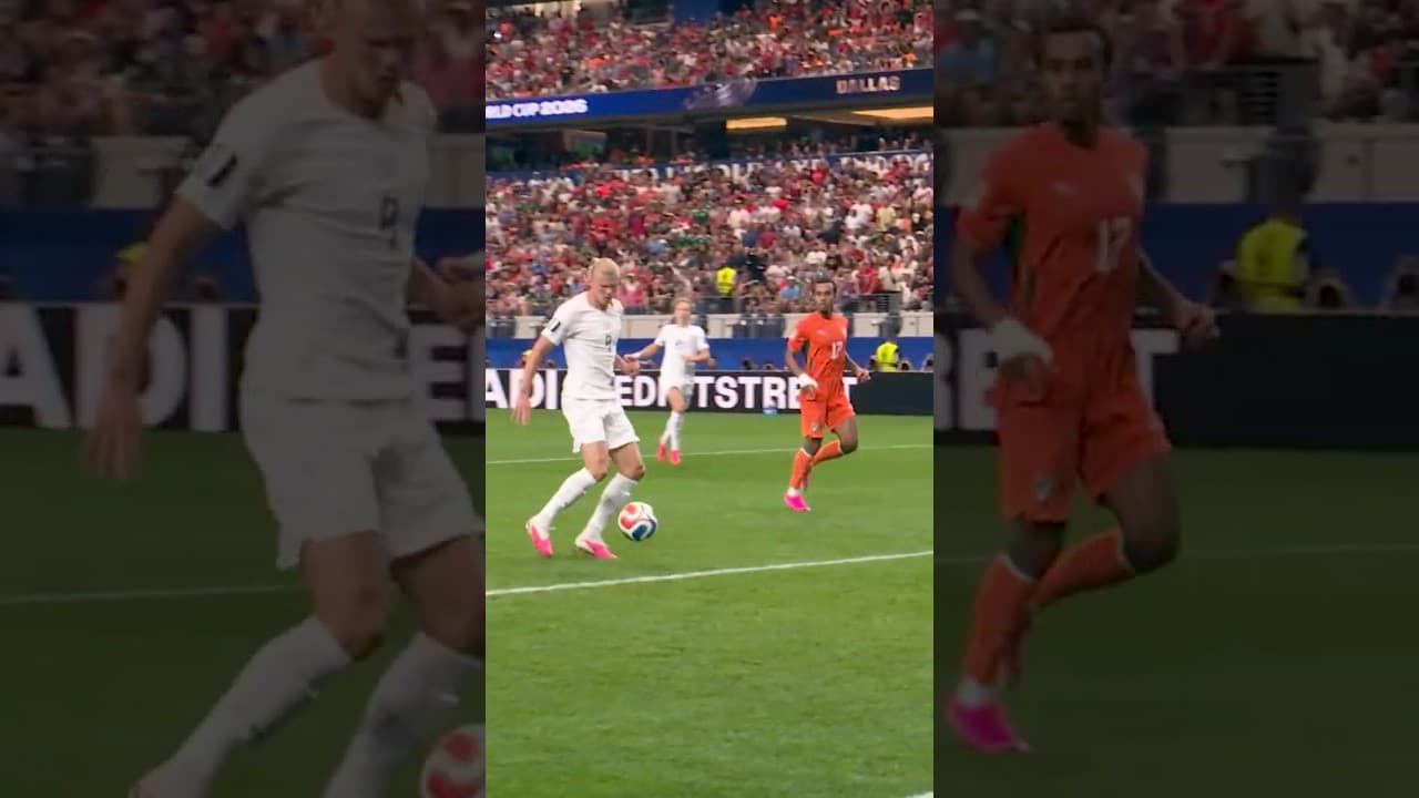 Erling Haaland delivers the winner for Norway 🇳🇴 #FIFAWorldCupOnYT