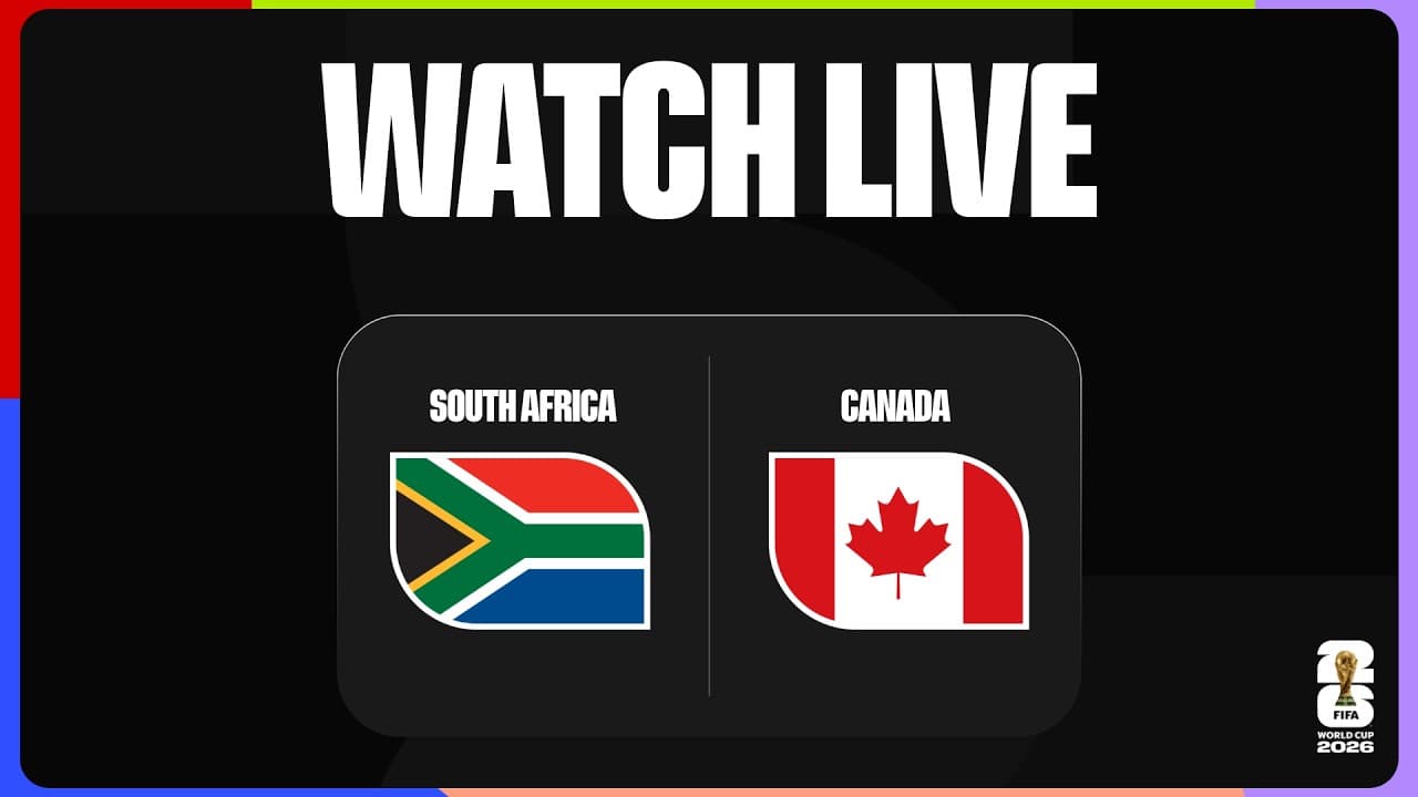 WATCH LIVE | South Africa v Canada | Round of 32 | FIFA World Cup 2026™