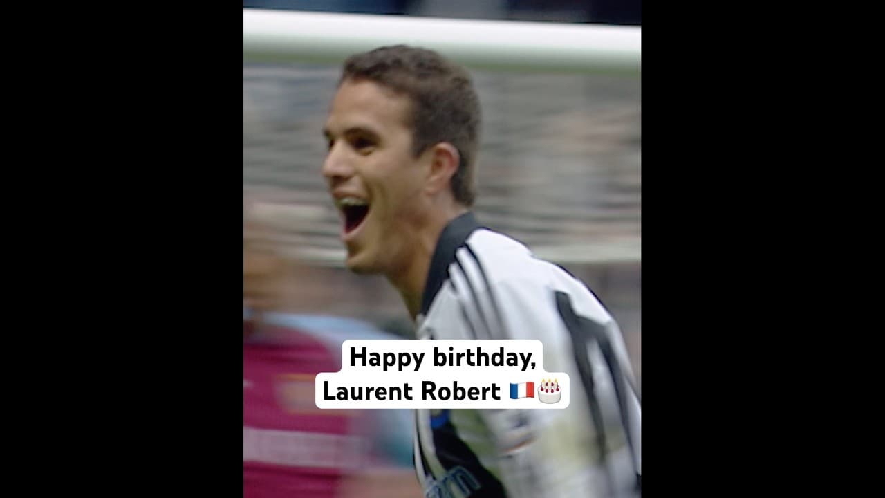 He only scored screamers 💥 Happy Birthday, Laurent Robert 🇫🇷🎂 #Newcastle #NUFC #PremierLeague