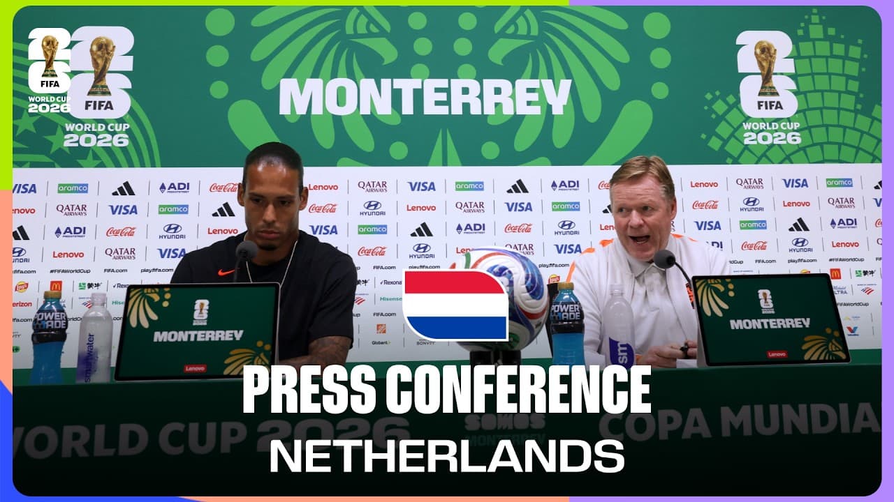 Netherlands On Playing Morocco | Ronald Koeman & Virgil van Dijk Take Questions
