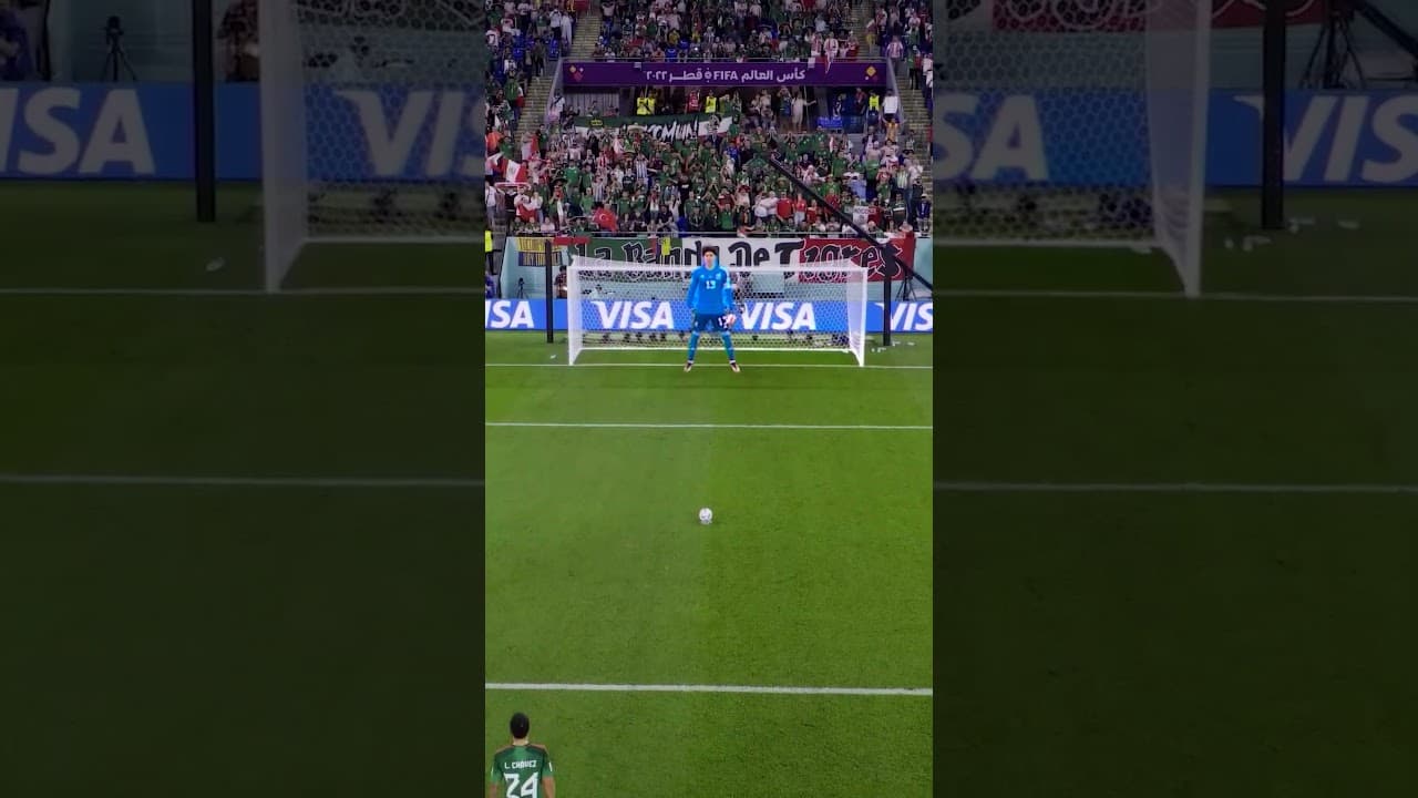 What it feels like to face Guillermo Ochoa at a #fifaworldcup 🇲🇽 🧤 #shorts #mexico