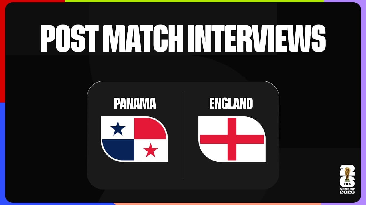 Post-Match Player Interviews: Panama 0-2 England
