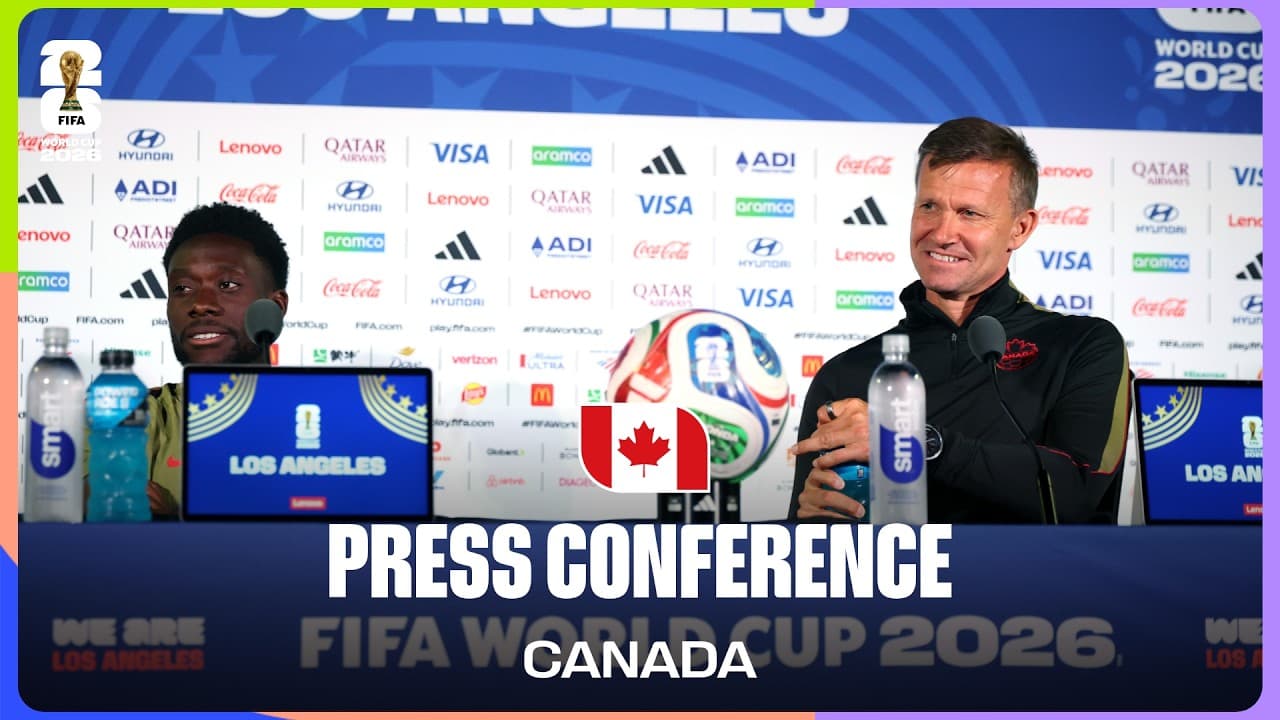 Canada On Playing South Africa | Jesse Marsch & Alphonso Davies Take Questions