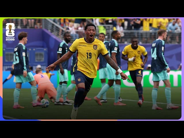Gonzalo Plata Goal | Ecuador 2-1 Germany | FIFA World Cup 2026™