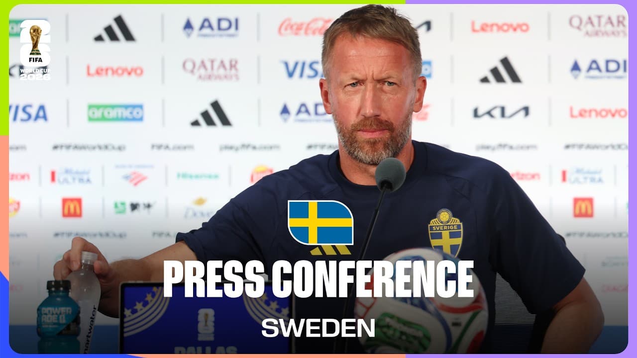 Sweden On Playing France | Graham Potter and Victor Lindelöf Take Questions