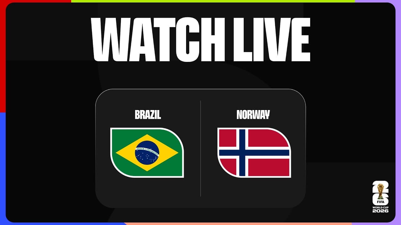 WATCH LIVE | Brazil v Norway | Round of 16 | FIFA World Cup 2026™