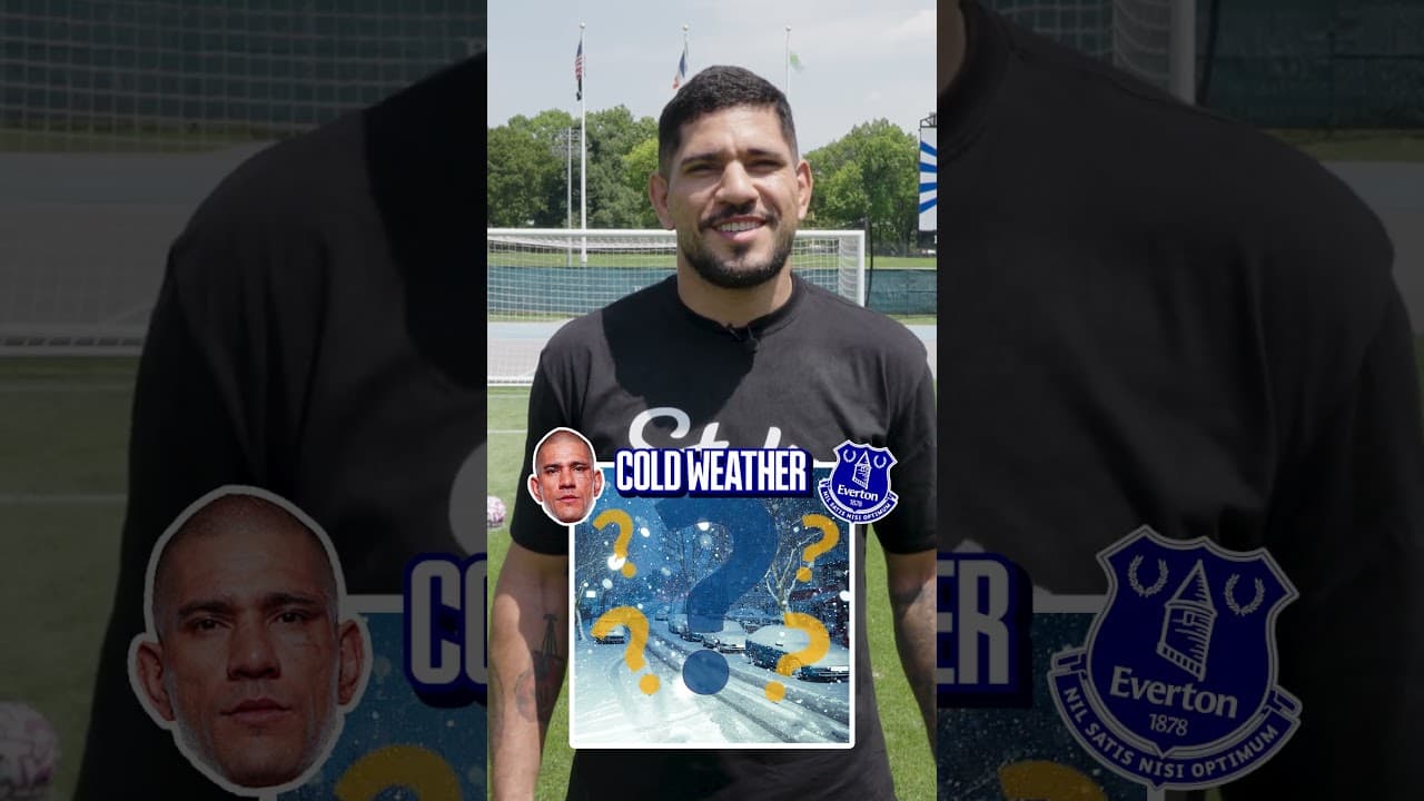 🥊 Watch UFC star Alex Pereira playing a special Everton edition of 'Chama or no Chama'.