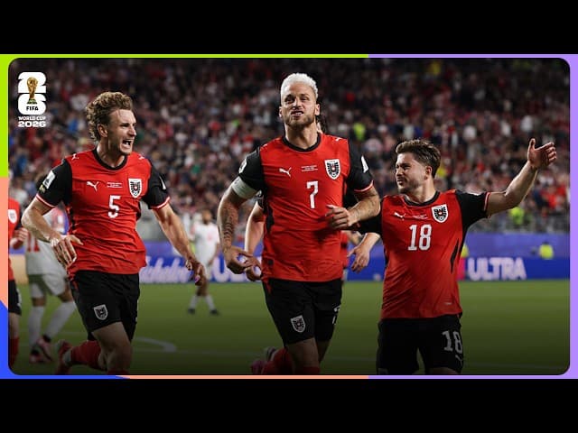 Marko Arnautovic Goal | Austria 3-1 Jordan | FIFA World Cup 2026™