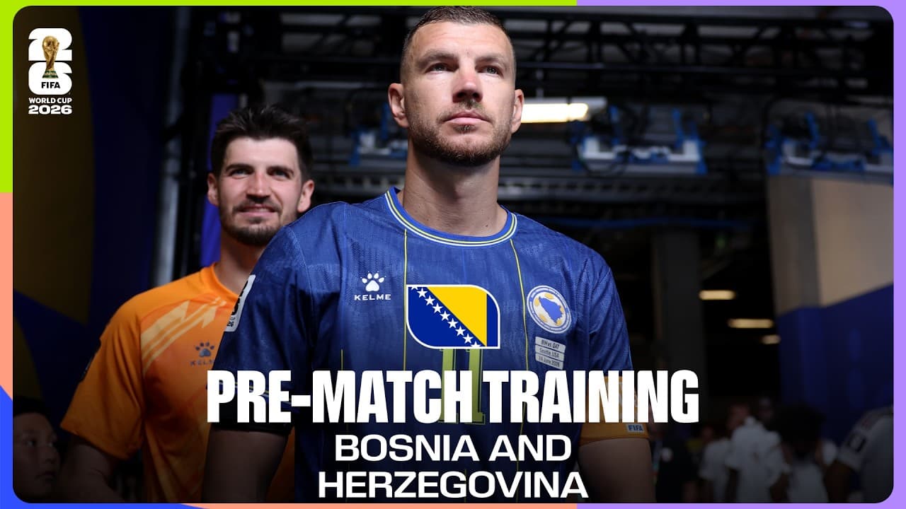 Bosnia And Herzegovina Train Before USA | FIFA World Cup 2026™