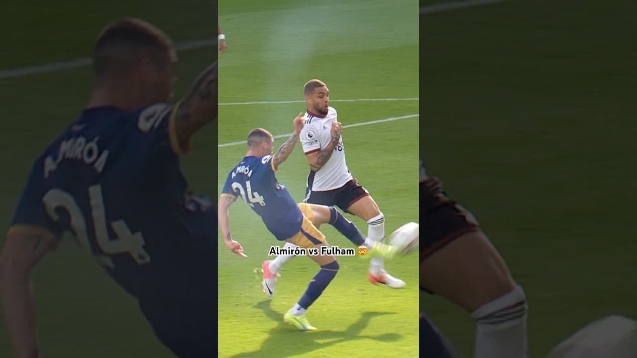When Miguel Almirón did this at Craven Cottage 😍 #Newcastle #NUFC #PremierLeague #Almirón