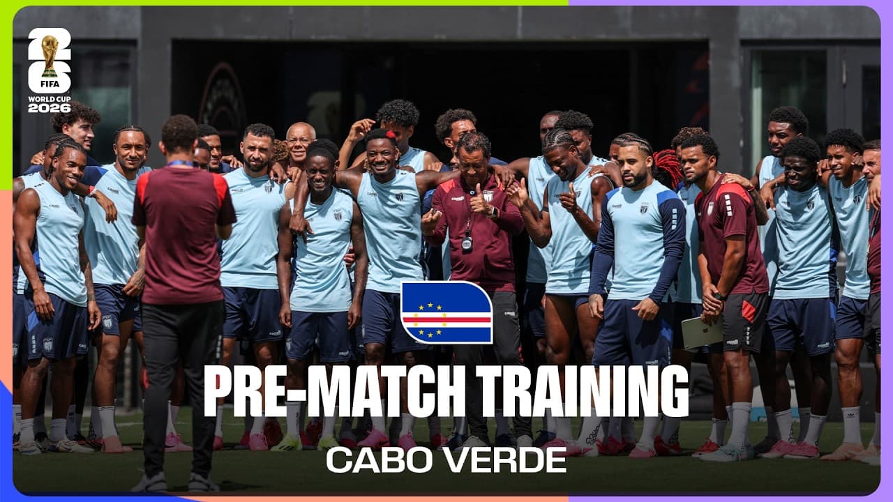 Cabo Verde Train Before Argentina | FIFA World Cup 2026™