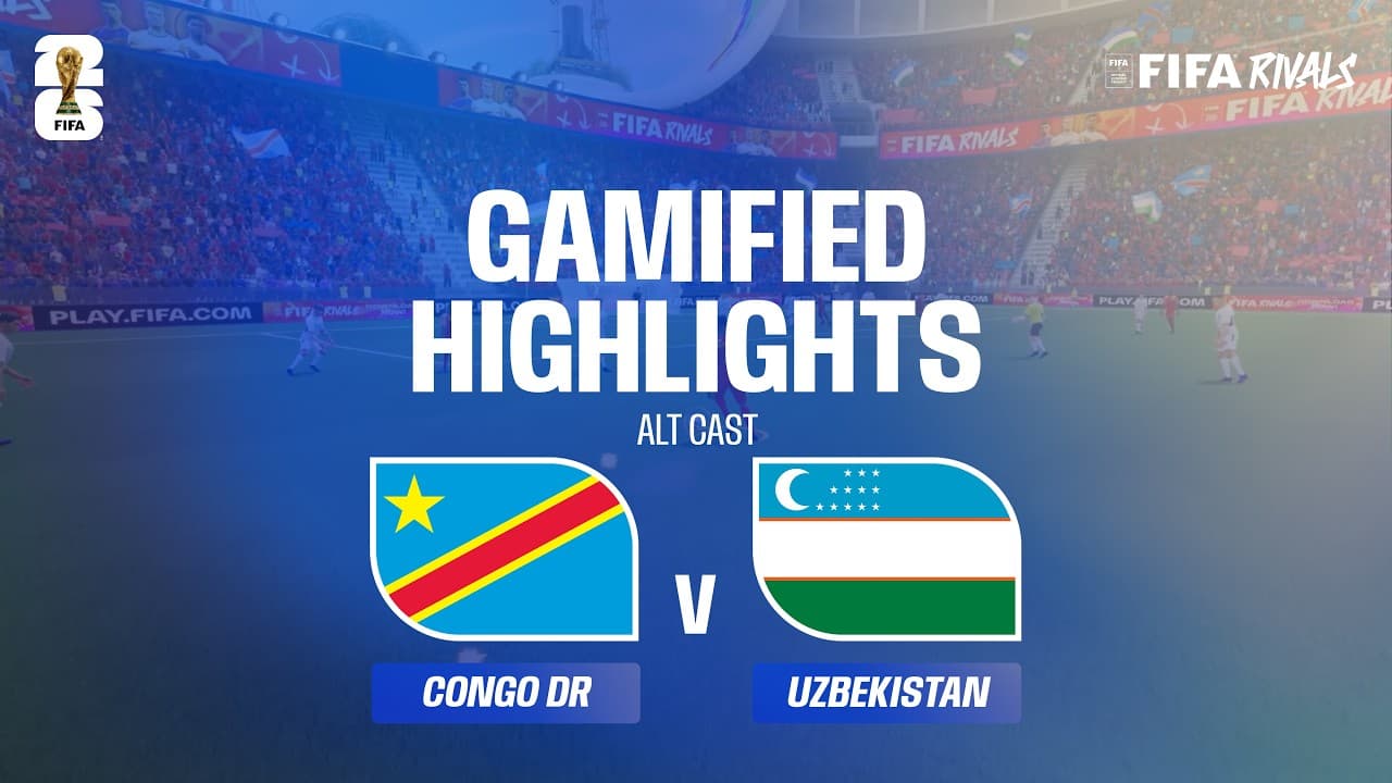 Alt Cast Highlights: Congo DR v Uzbekistan | FIFA World Cup 2026™