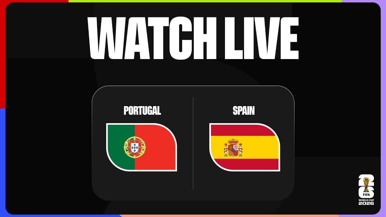 WATCH LIVE | Portugal v Spain | Round of 16 | FIFA World Cup 2026™