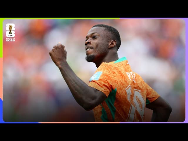 Nicolas Pepe Scores Again! | Curacao 0-2 Cote d'Ivoire