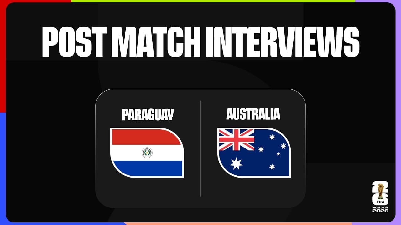 Post-Match Player Interviews: Paraguay 0-0 Australia