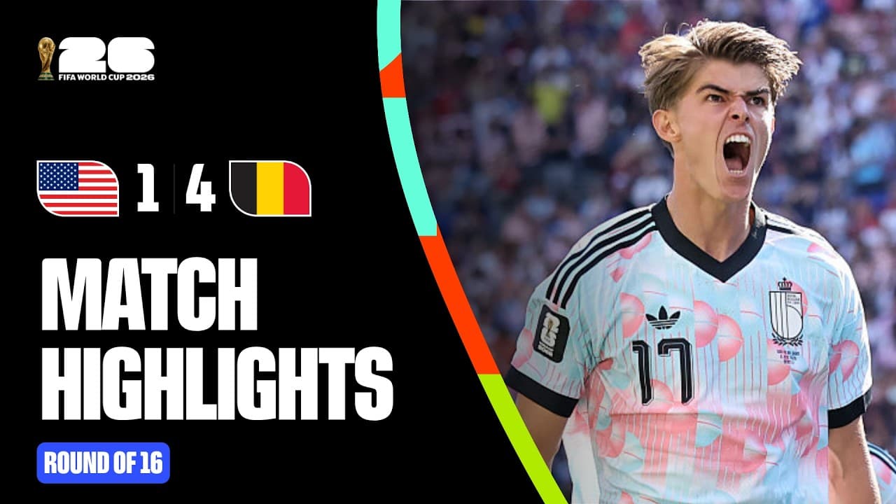 Highlights | USA 1-4 Belgium | FIFA World Cup 2026™