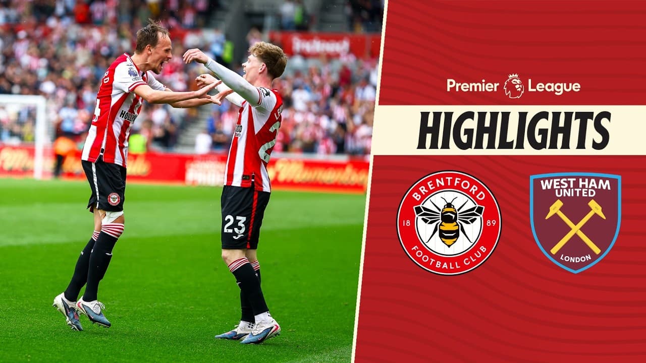 Thiago & Damsgaard net in West Ham win 🤩 | Brentford 3-0 West Ham United | Premier League Highlights