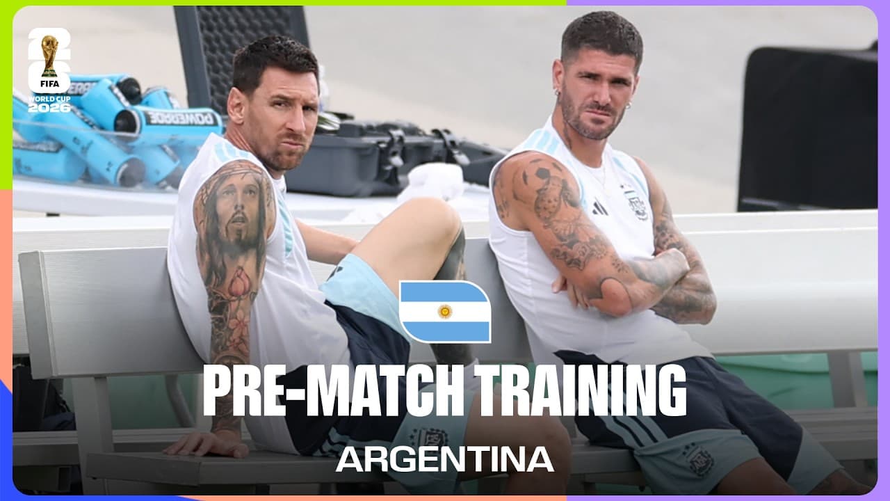 Argentina Train Before England | FIFA World Cup 2026™