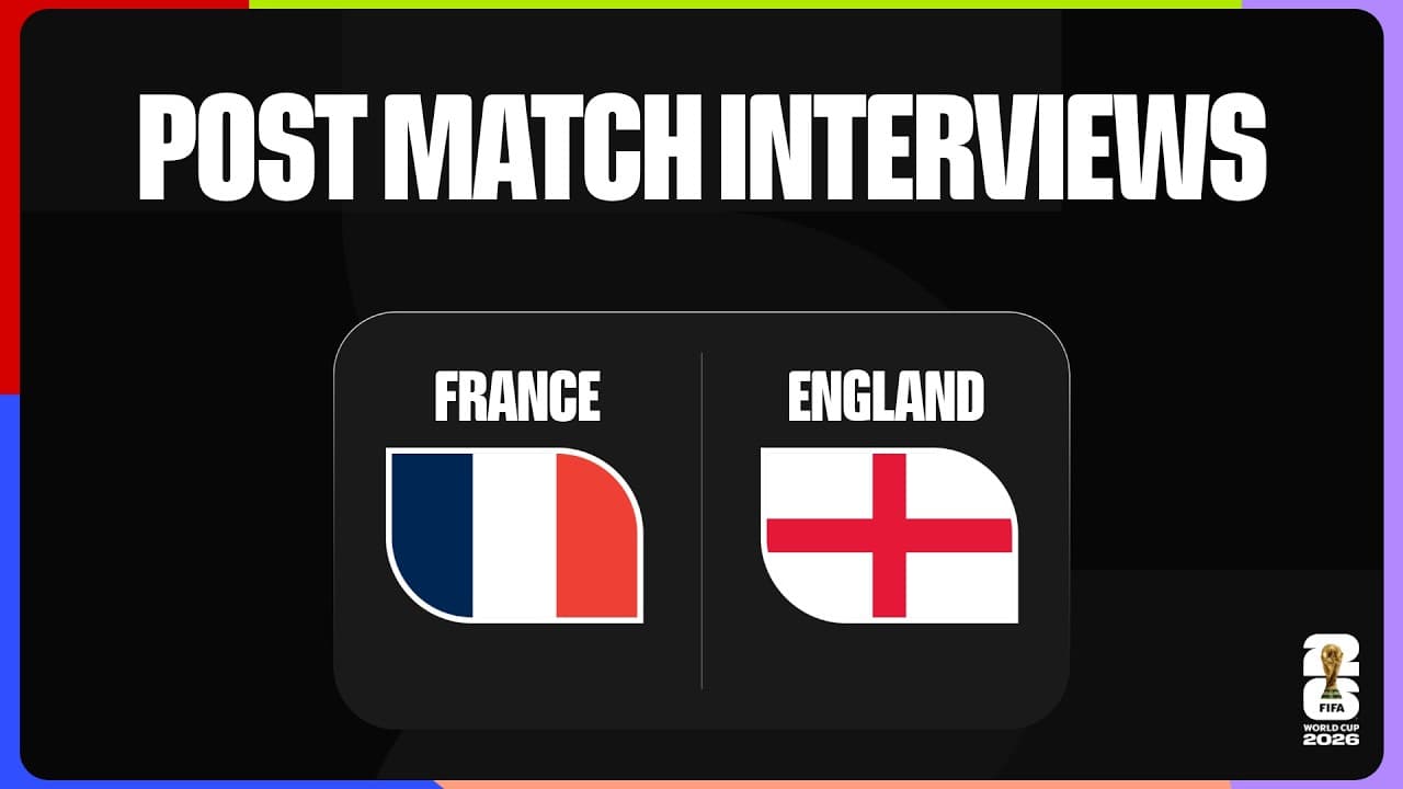 Post-Match Player Interviews | France 4-6 England