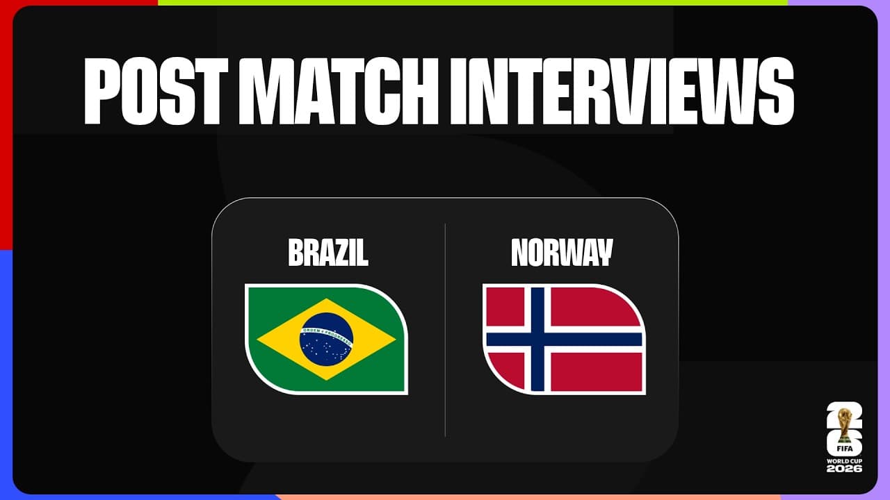 Post-Match Player Interviews | Brazil 1-2 Norway