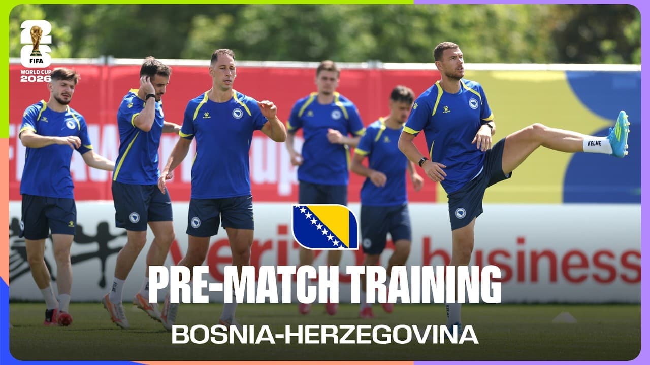 Behind The Scenes Of Bosnia's Training Before Their Opening Group C Game Against Canada