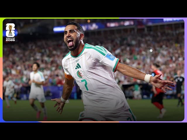 Riyad Mahrez Goal | Algeria 3-3 Austria | FIFA World Cup 2026™