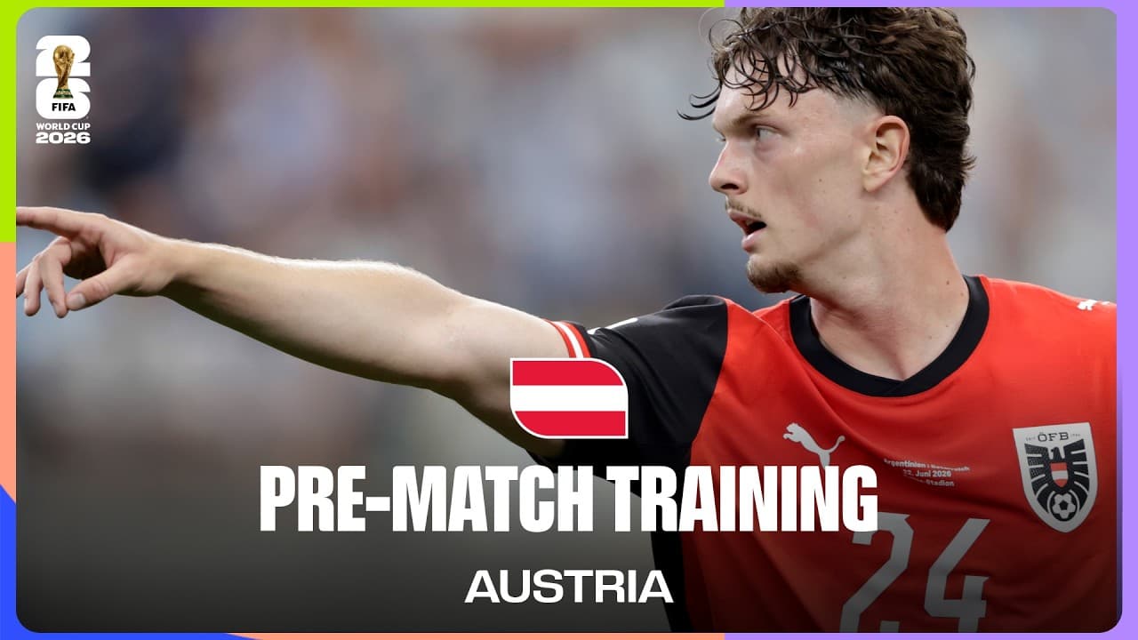 Austria Train Before Algeria | FIFA World Cup 2026™