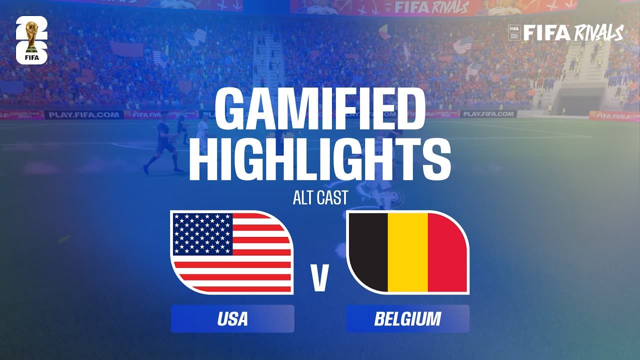 Alt Cast Highlights: USA v Belgium | FIFA World Cup 2026™