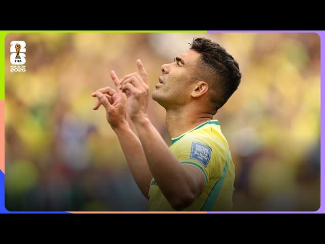 Casemiro Goal | Brazil 2-1 Japan | FIFA World Cup 2026™