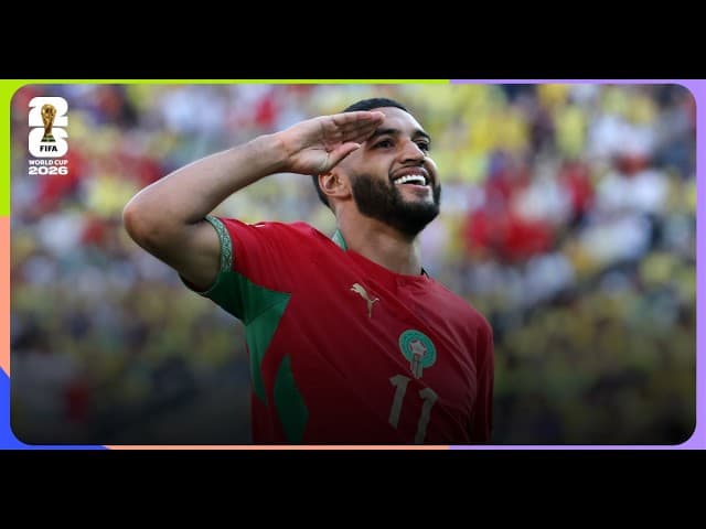 Ismael Saibari Goal | Brazil 1-1 Morocco | FIFA World Cup 2026™