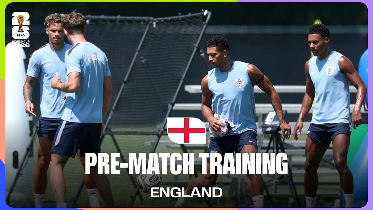 England Train Before Argentina | FIFA World Cup 2026™