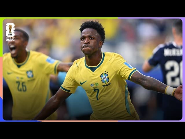 Vinícius Júnior Goal | Scotland 0-3 Brazil | FIFA World Cup 2026™