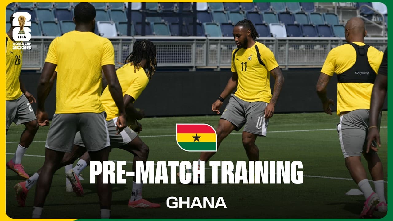 Ghana Train Before Colombia | FIFA World Cup 2026™