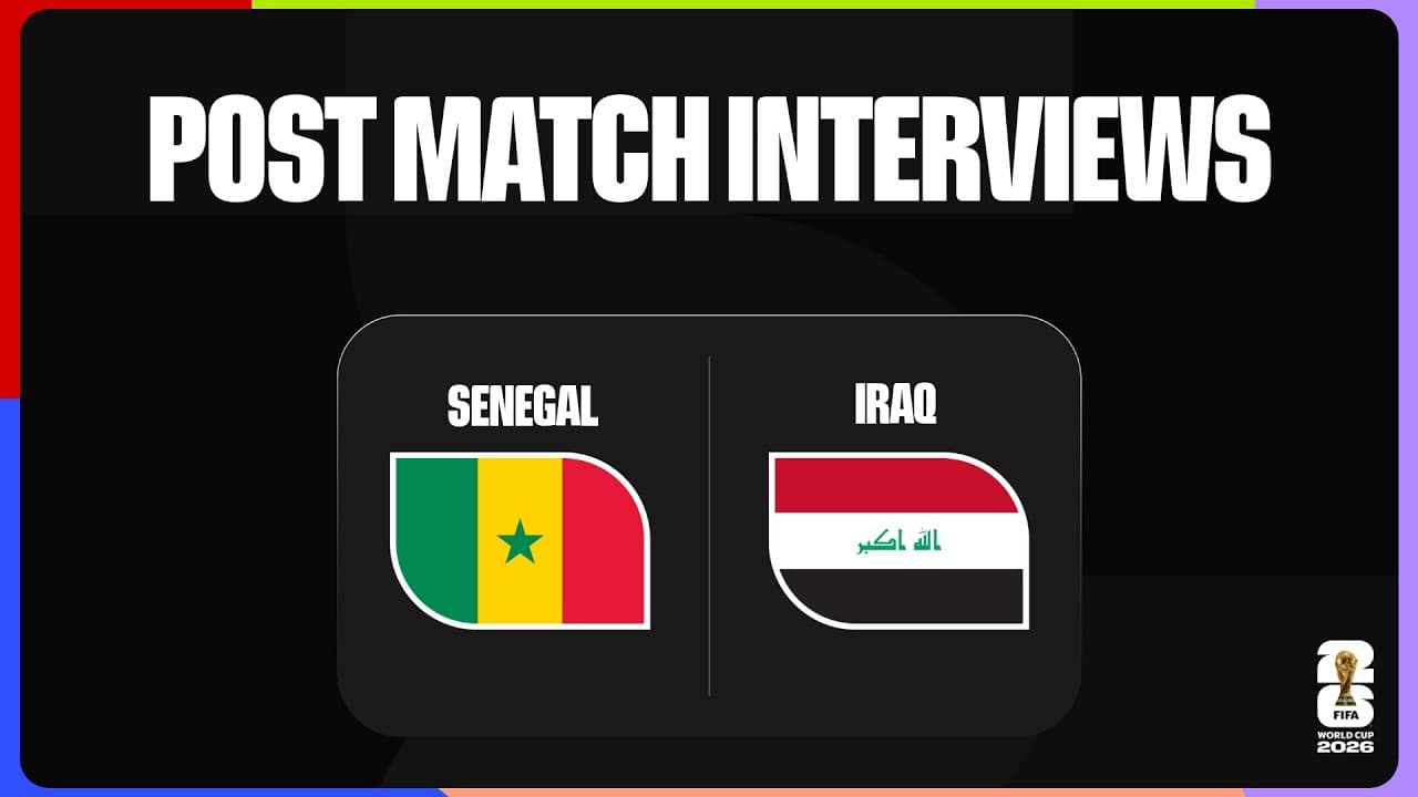 Post-Match Player Interviews: Senegal 5-0 Iraq