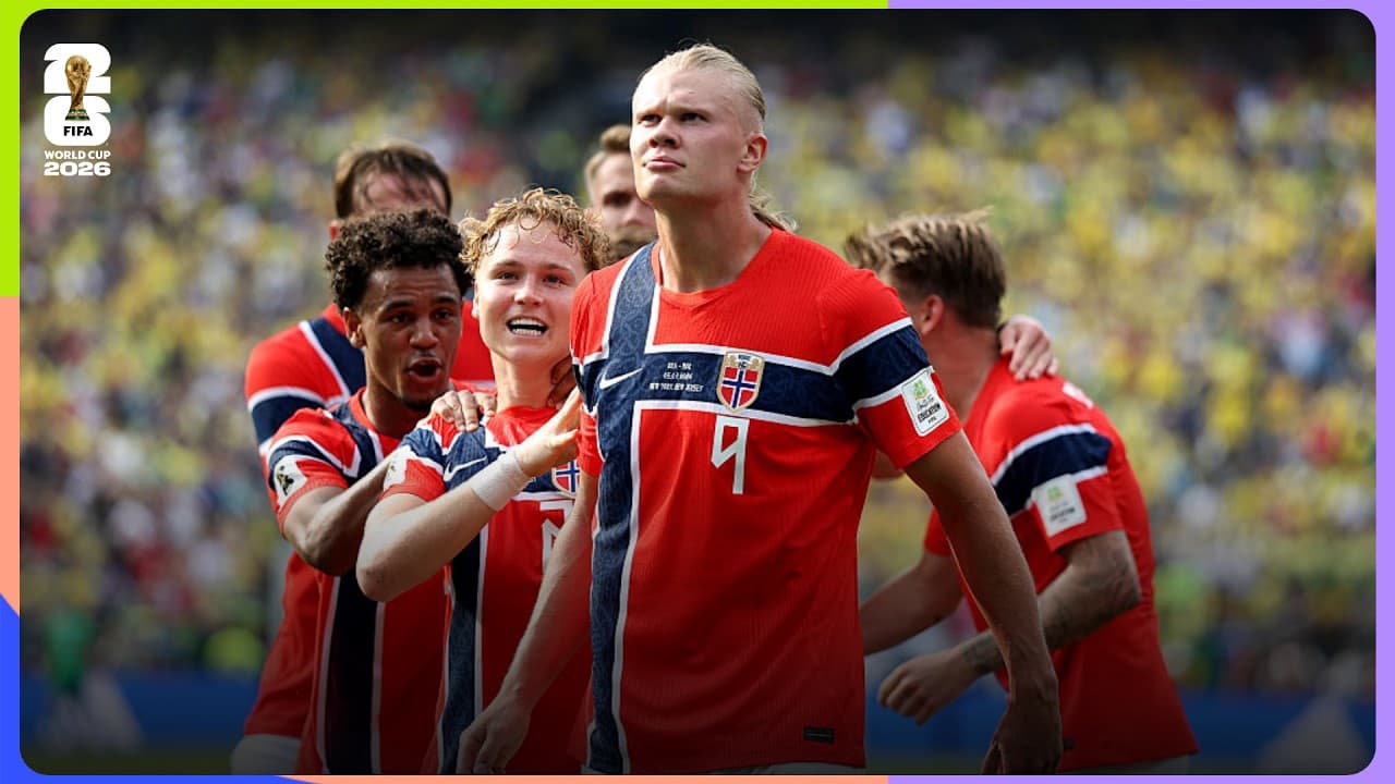 Erling Haaland First Goal | Brazil 1-2 Norway