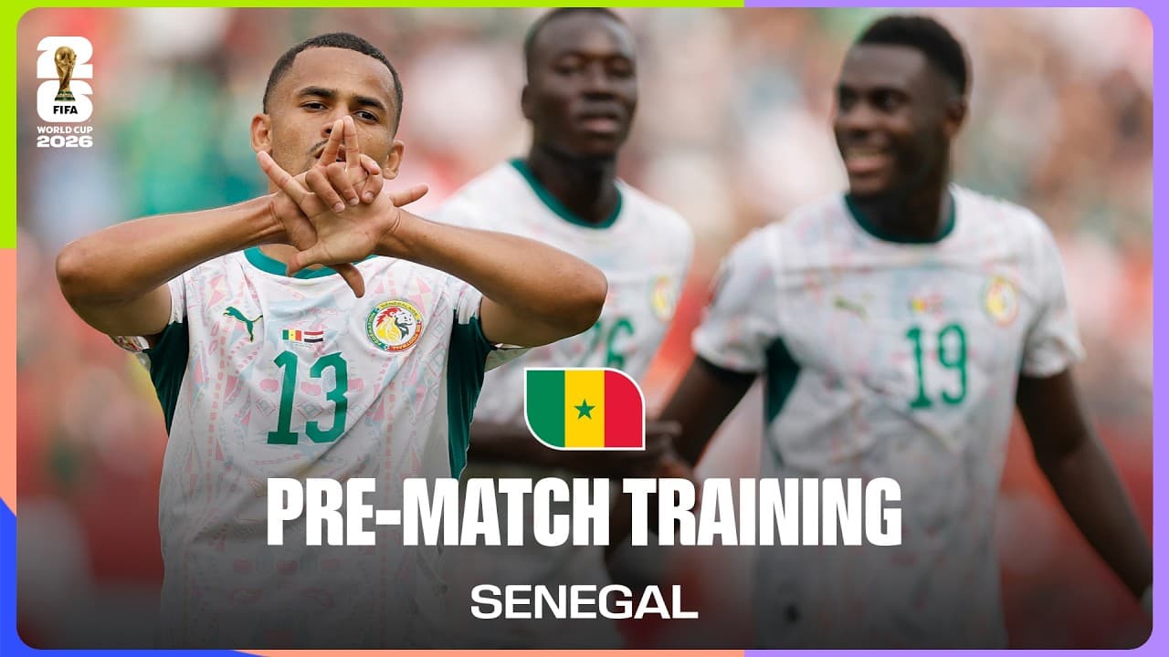 Senegal Train Before Belgium | FIFA World Cup 2026™