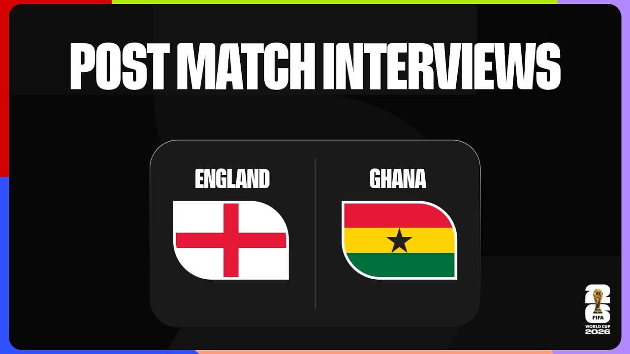 Bellingham, Sibo & More | Post-Match Interviews | England 0-0 Ghana