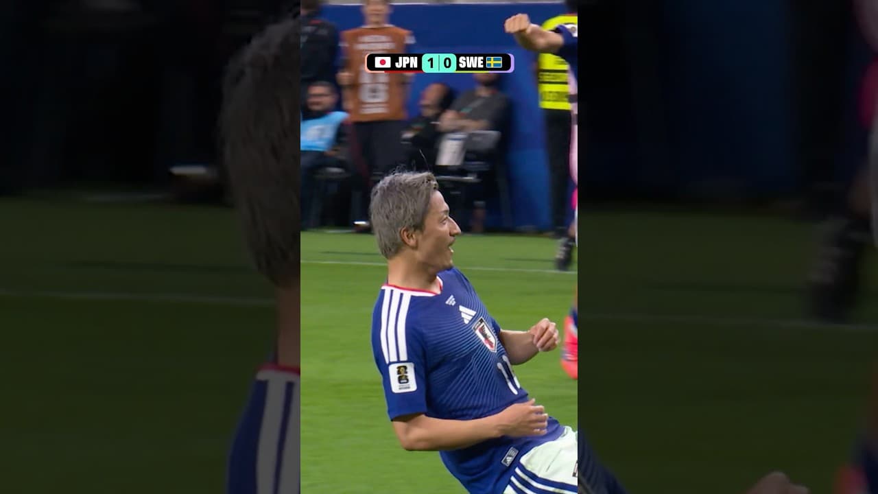 Japan 🆚 Sweden #FIFAWorldCupOnYT #shorts #worldcup