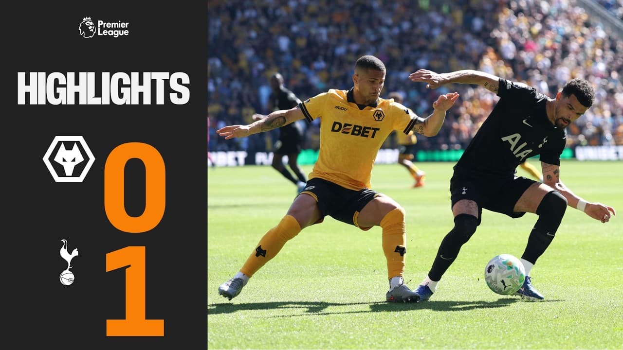 Wolves 0-1 Tottenham Hotspur | Highlights