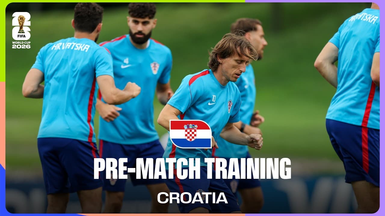 Croatia Train Before Portugal | FIFA World Cup 2026™