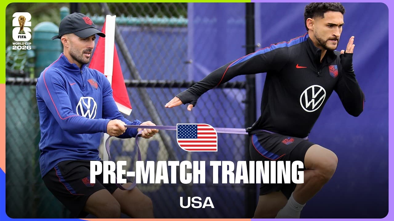 USA Train Before Belgium | FIFA World Cup 2026™