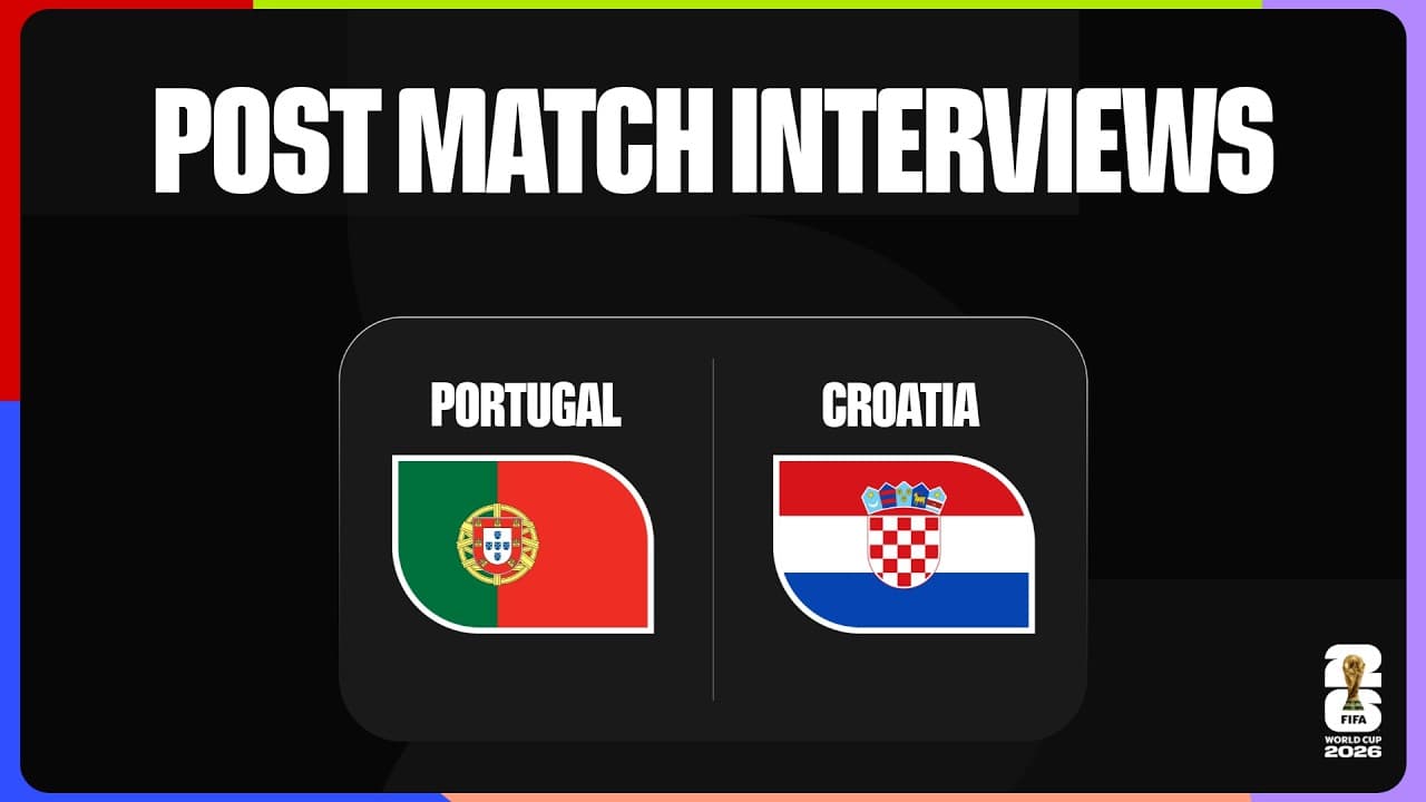 Post-Match Player Interviews: Portugal 2-1 Croatia