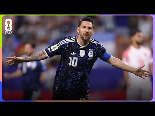 Lionel Messi Goal | Jordan 1-3 Argentina | FIFA World Cup 2026™