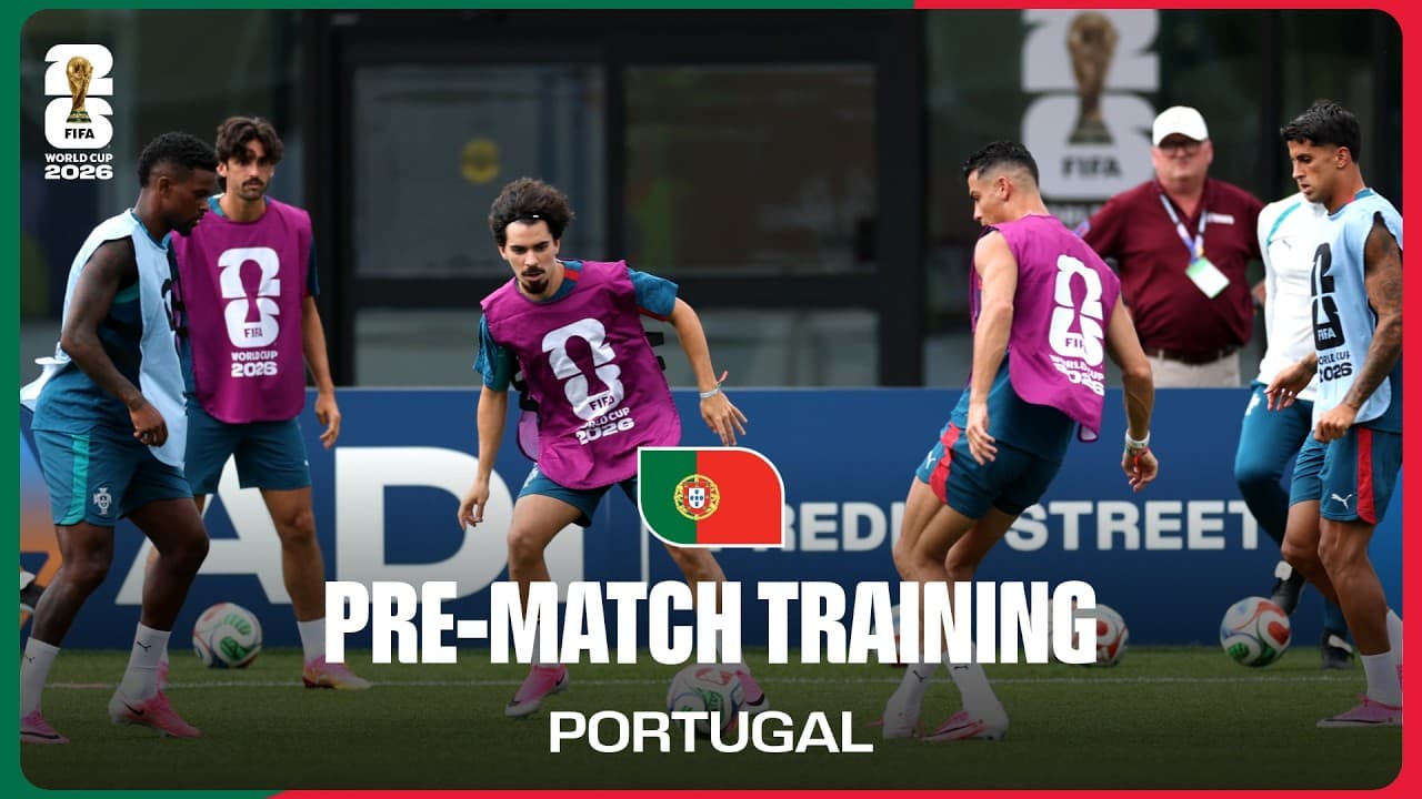 Portugal Train Before Spain | FIFA World Cup 2026™