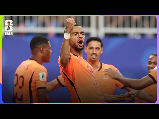 Cody Gakpo Goal | Netherlands 5-1 Sweden | FIFA World Cup 2026™