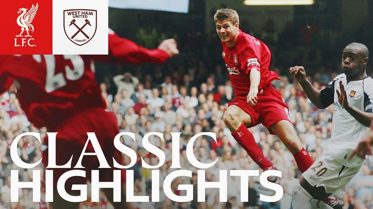 BEST EVER FA Cup Final Goal! | Highlights: Liverpool 3-3 West Ham | The Gerrard Final