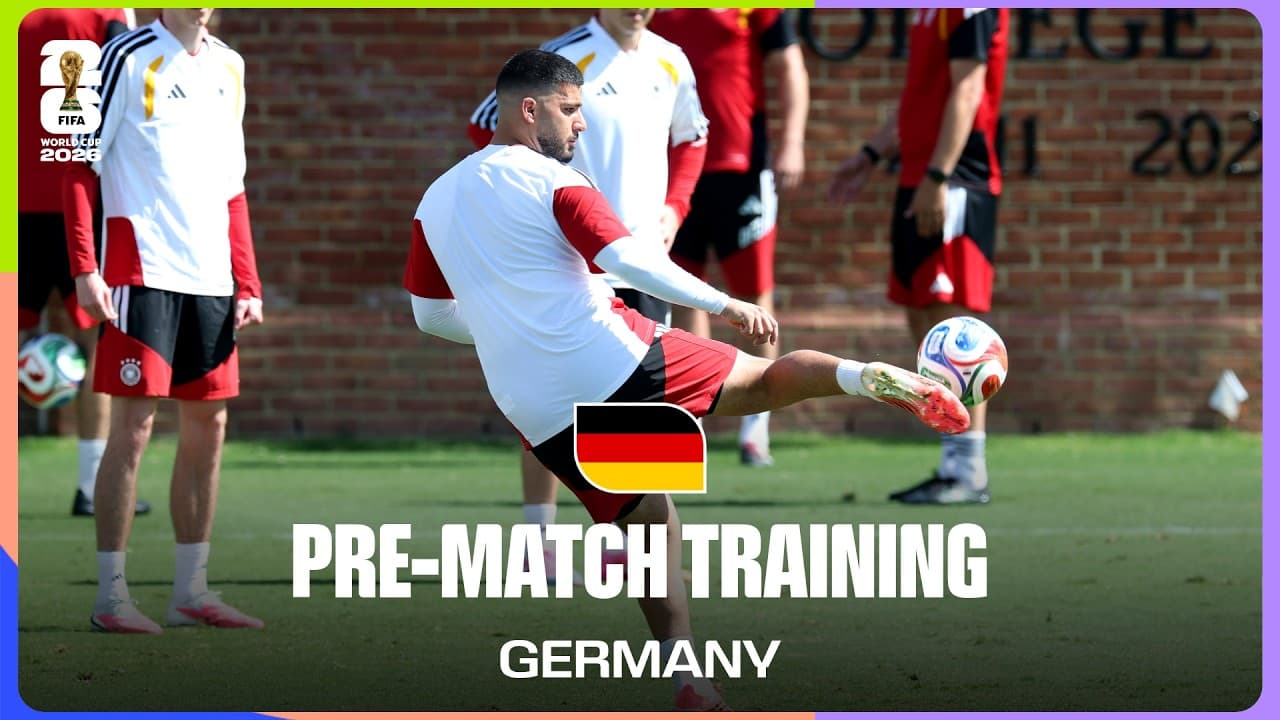 Germany Train Before Ecuador | FIFA World Cup 2026™