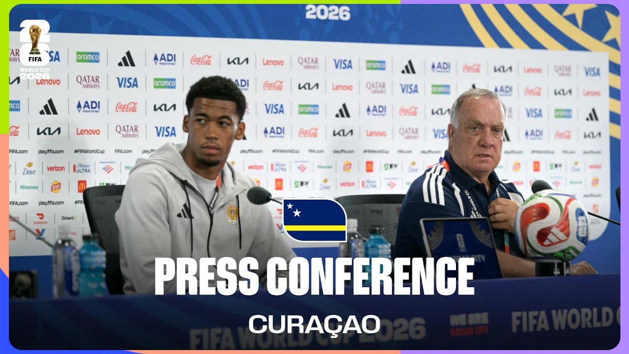 Curacao On Playing Ecuador | Dick Advocaat & Livano Comenencia Answer Questions