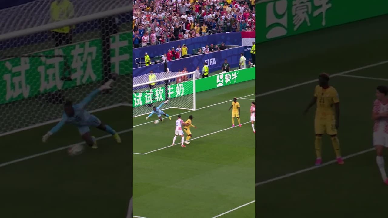 Vlasic scores Croatia’s second goal against Ghana. #FIFAWorldCupOnYT