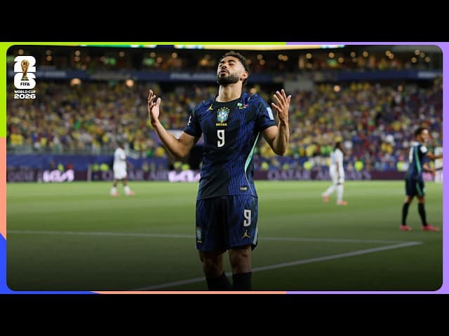 Matheus Cunha Opening Goal | Brazil 3-0 Haiti | FIFA World Cup 2026™